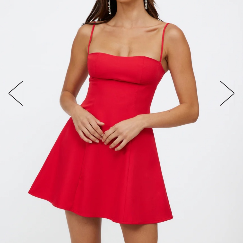 HELLO MOLLY Better Nights Dress Red